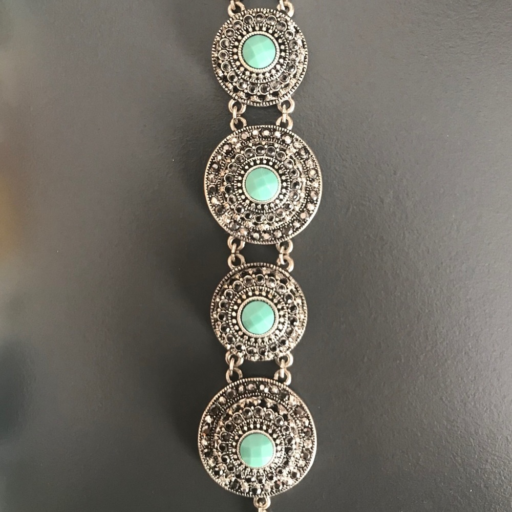 Beautiful // Turquoise & Silver Bracelet